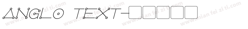 Anglo Text字体转换